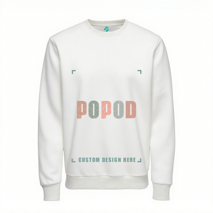 Classic Pure Cotton Round Neck Sweatshirt
