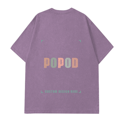 Vintage Pure Cotton Round Neck T-shirt