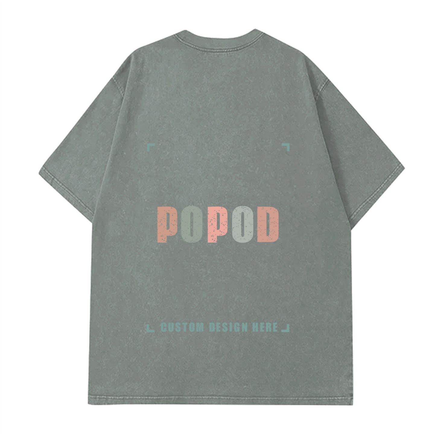 Vintage Pure Cotton Round Neck T-shirt