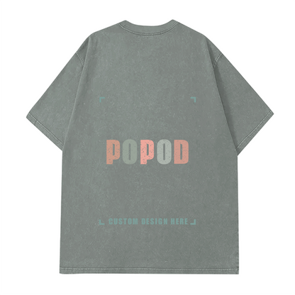 Vintage Pure Cotton Round Neck T-shirt