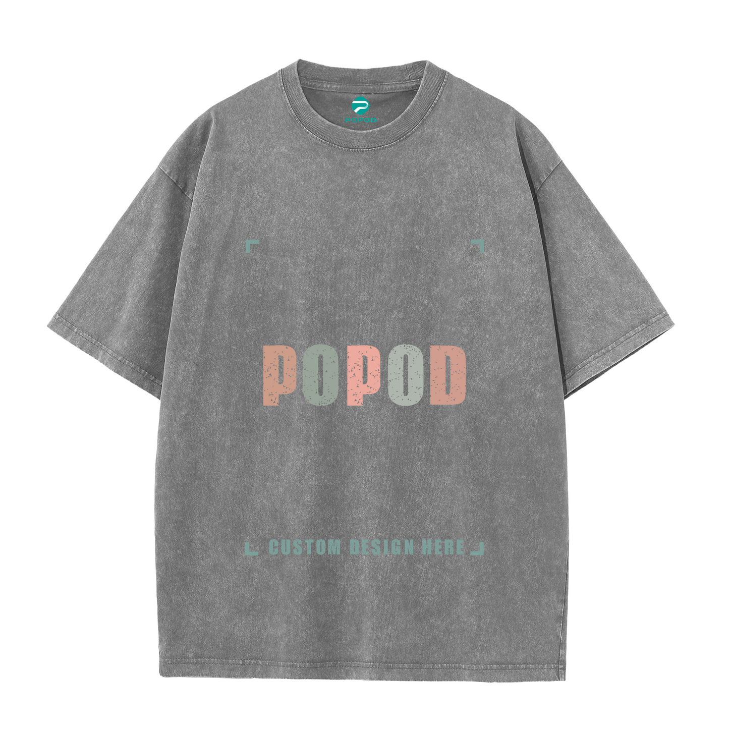 Vintage Pure Cotton Round Neck T-shirt