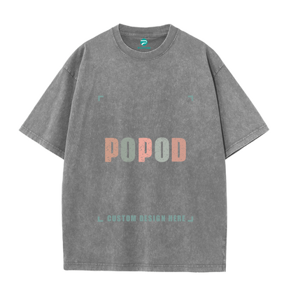 Vintage Pure Cotton Round Neck T-shirt