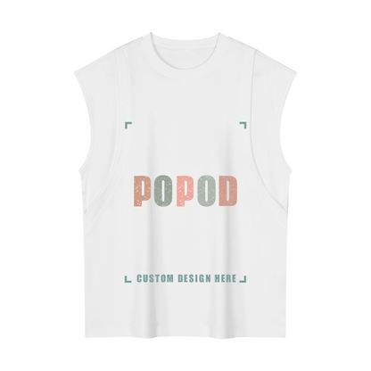 Spliced Sleeveless Tank Top