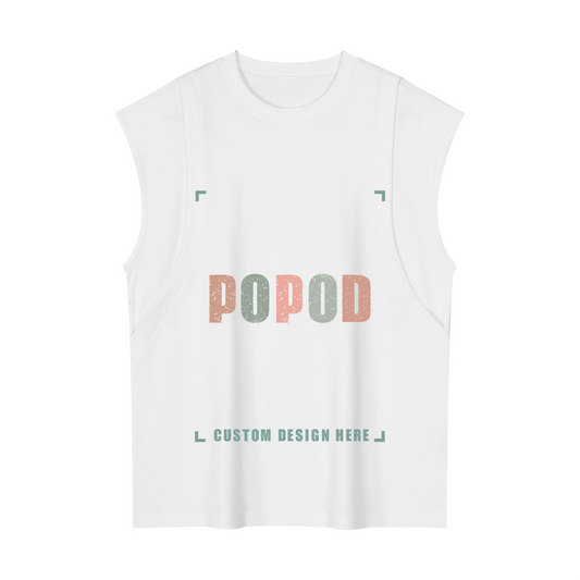 Spliced Sleeveless Tank Top