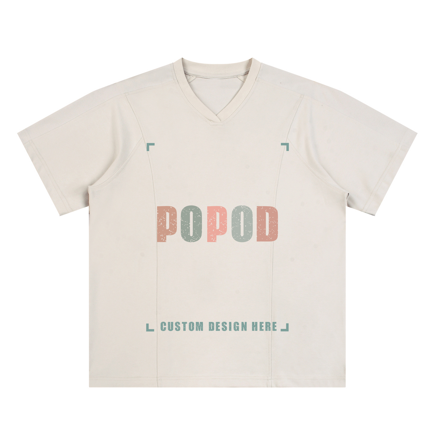 Mesh V-Neck Breathable Athletic Tee