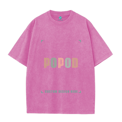 Vintage Pure Cotton Round Neck T-shirt