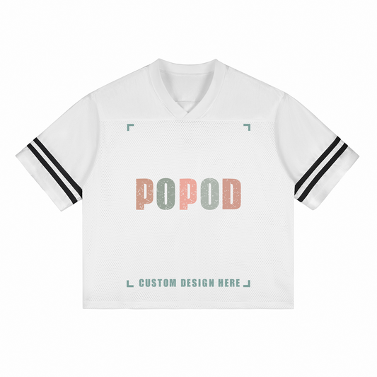 Side-Stripe Mesh Top