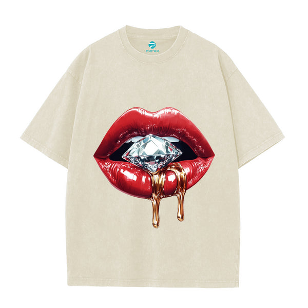 Vintage Pure Cotton Round Neck T-shirt