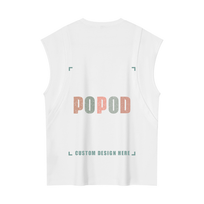 Spliced Sleeveless Tank Top