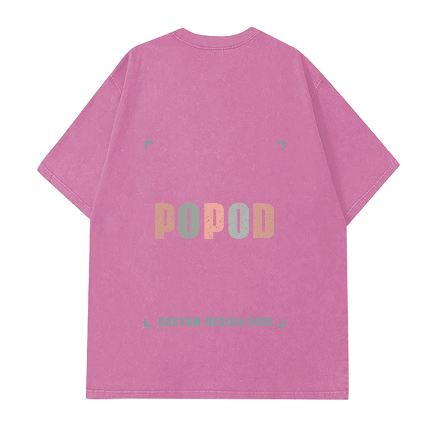 Vintage Pure Cotton Round Neck T-shirt