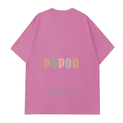 Vintage Pure Cotton Round Neck T-shirt