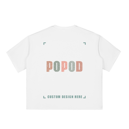 Raw-Cut Boxy Half-Sleeve