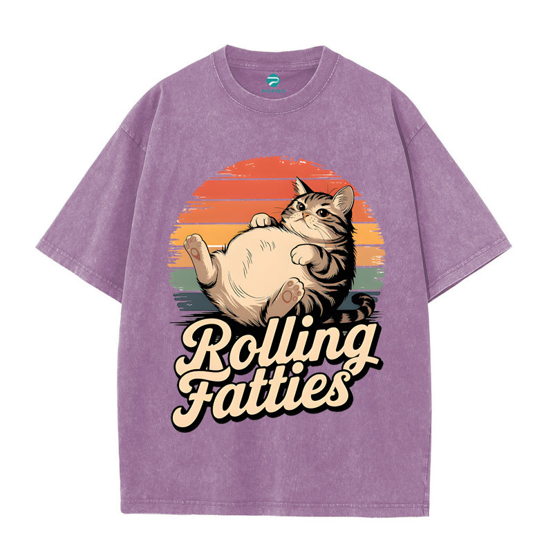 Vintage Pure Cotton Round Neck T-shirt