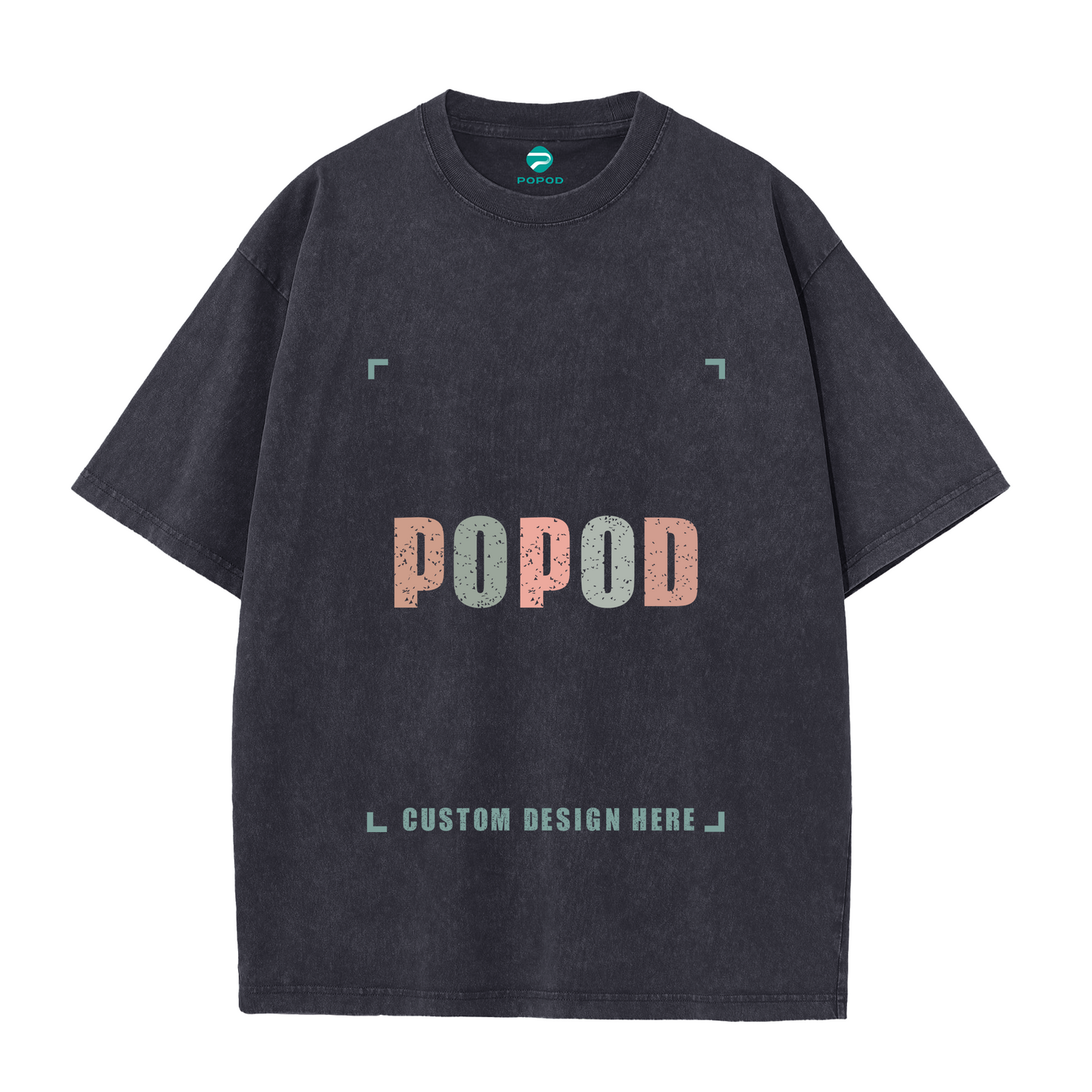 Vintage Pure Cotton Round Neck T-shirt