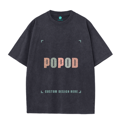 Vintage Pure Cotton Round Neck T-shirt