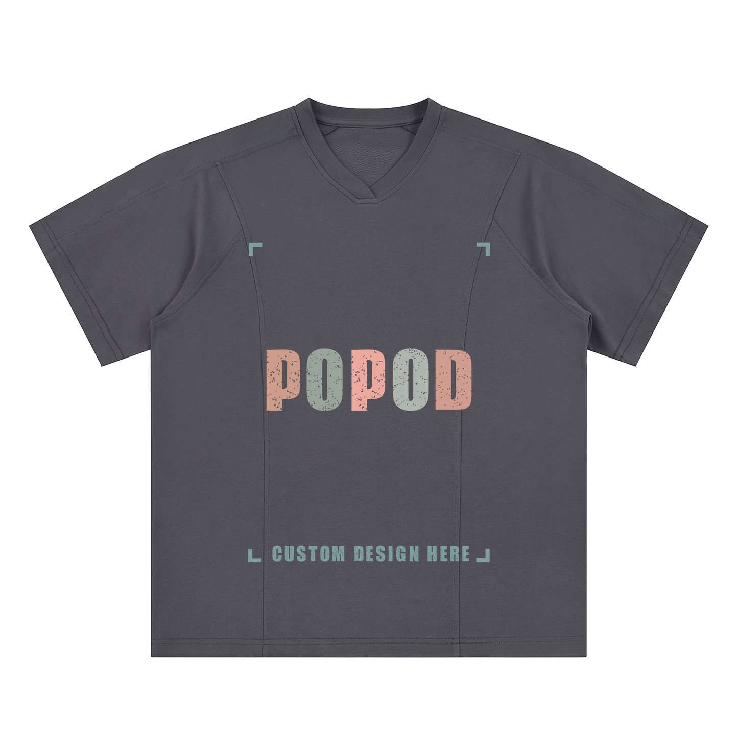 Mesh V-Neck Breathable Athletic Tee