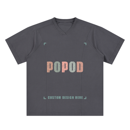 Mesh V-Neck Breathable Athletic Tee