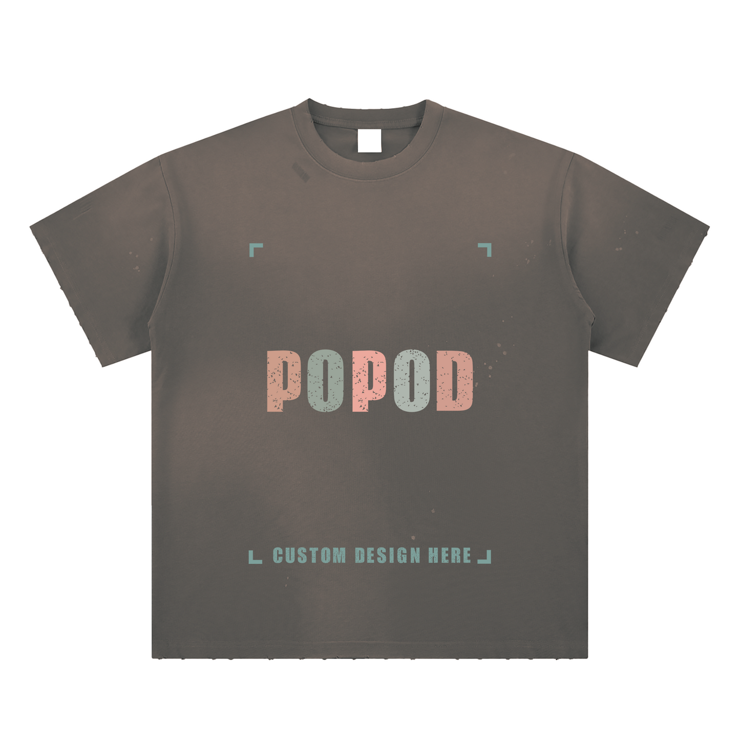 Vintage Hand-Distressed Faded Splatter T-Shirt