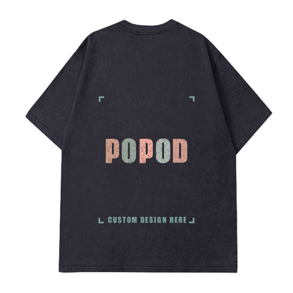 Vintage Pure Cotton Round Neck T-shirt