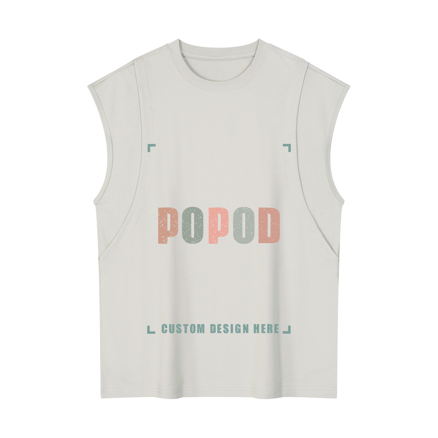 Spliced Sleeveless Tank Top