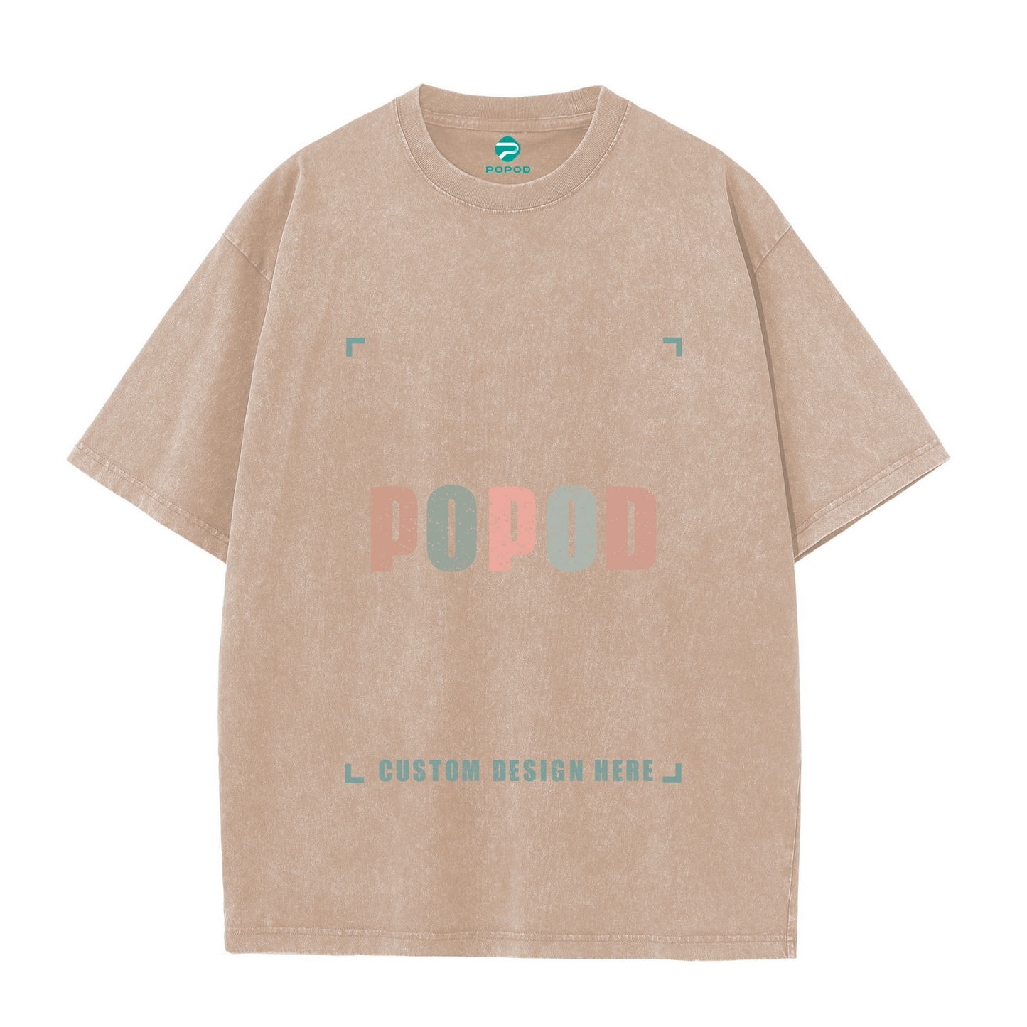 Vintage Pure Cotton Round Neck T-shirt