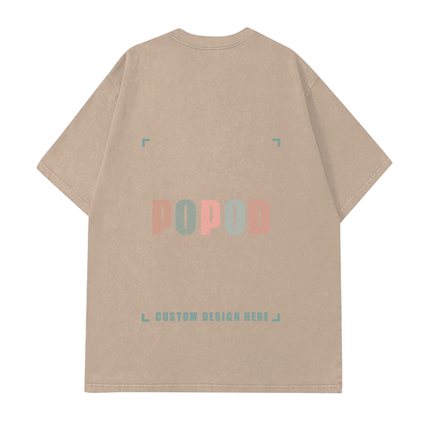 Vintage Pure Cotton Round Neck T-shirt
