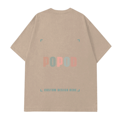 Vintage Pure Cotton Round Neck T-shirt