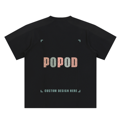Mesh V-Neck Breathable Athletic Tee
