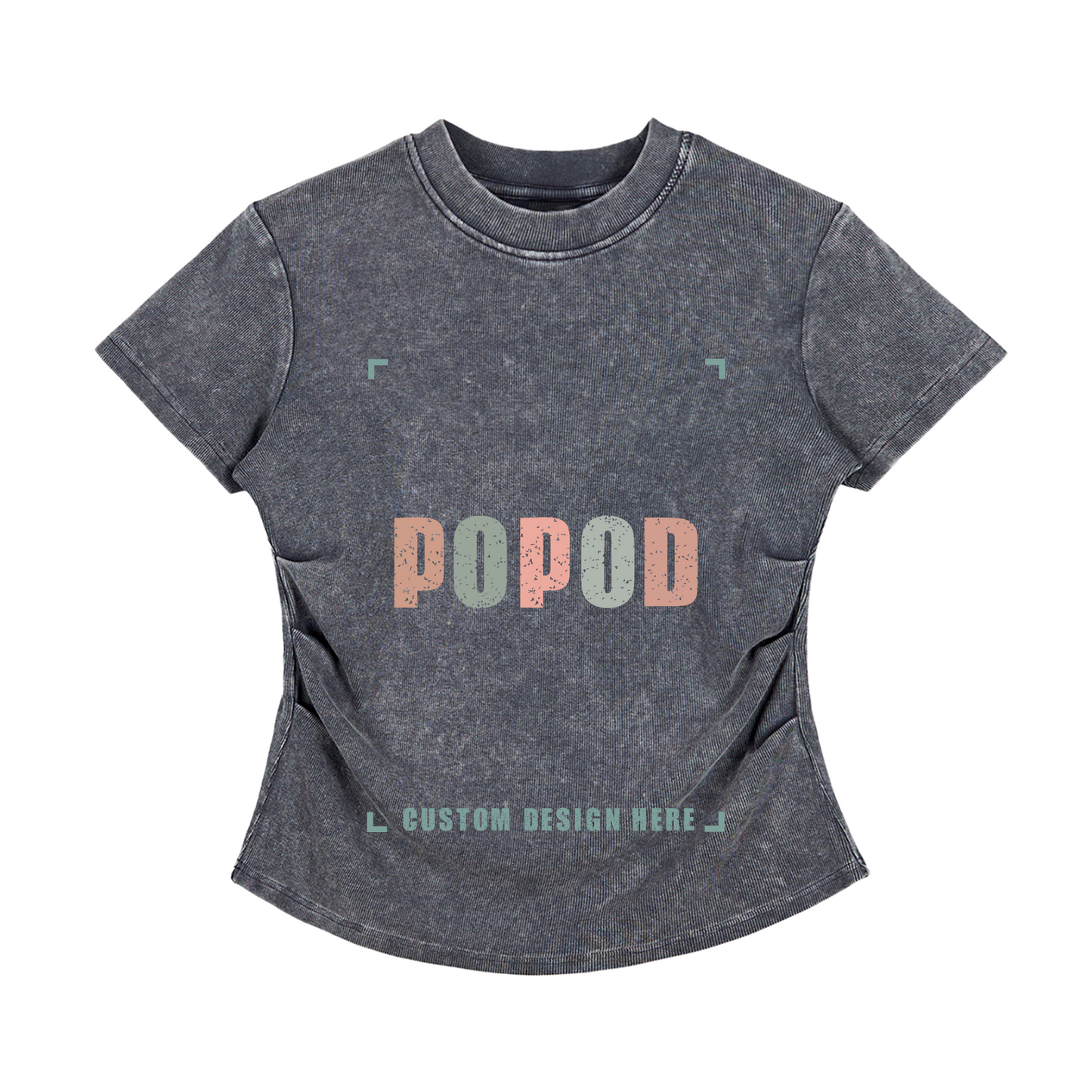 Vintage Distressed Cotton T-Shirt