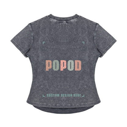 Vintage Distressed Cotton T-Shirt