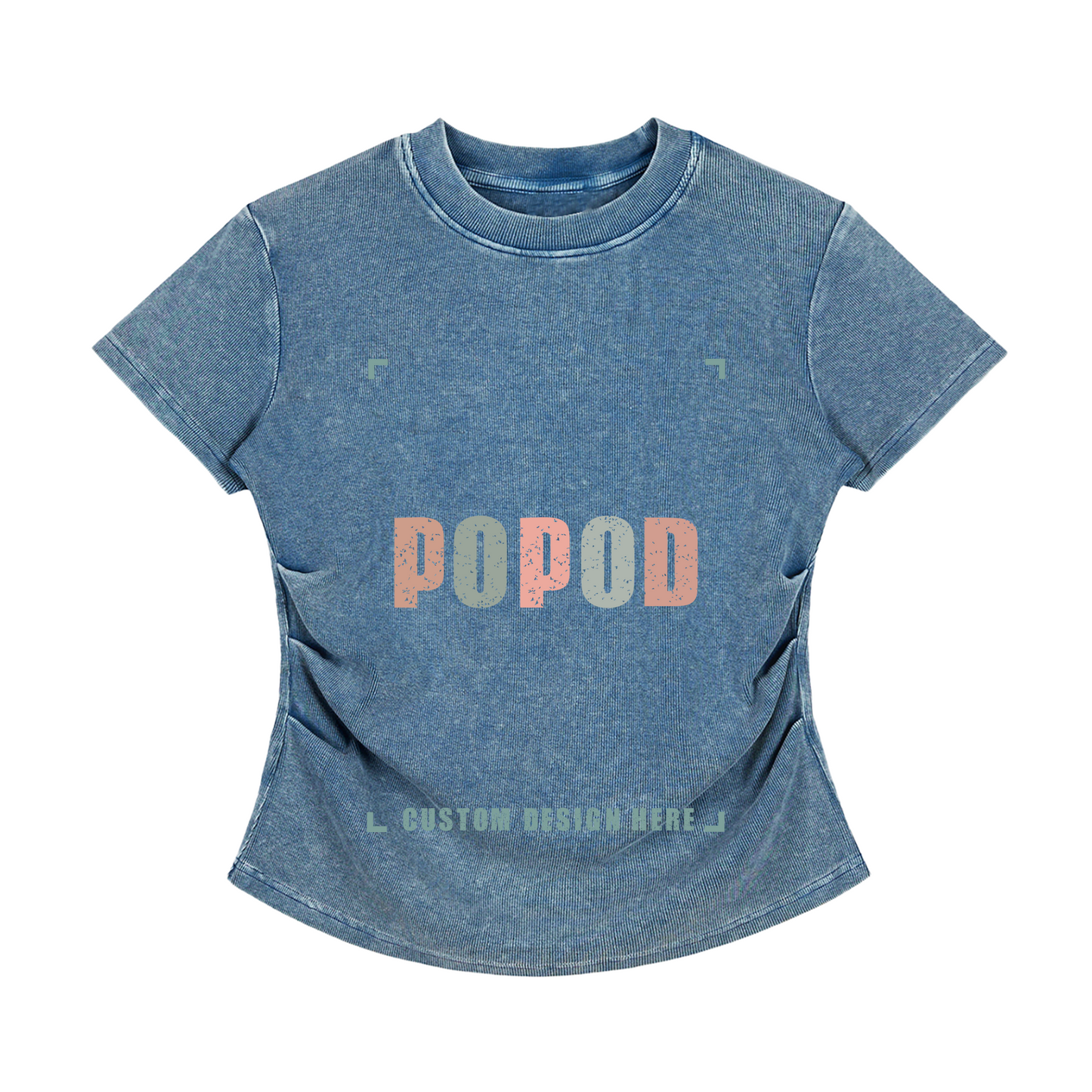 Vintage Distressed Cotton T-Shirt