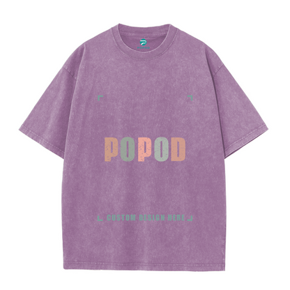 Vintage Pure Cotton Round Neck T-shirt